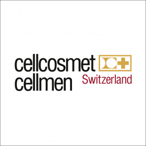 Logo de la compagnie pour les soins cosmétiques cellulaires Cellcosmet Cellmet de la Suisse